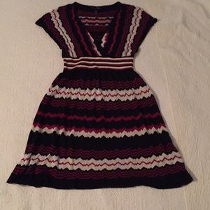 H&M chevron pattern sweater Dress